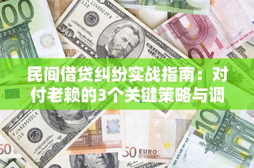 北京民间借贷纠纷实战指南：对付老赖的3个关键策略与调解盲区解析