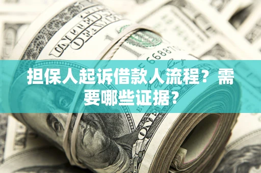 北京担保人起诉借款人流程？需要哪些证据？