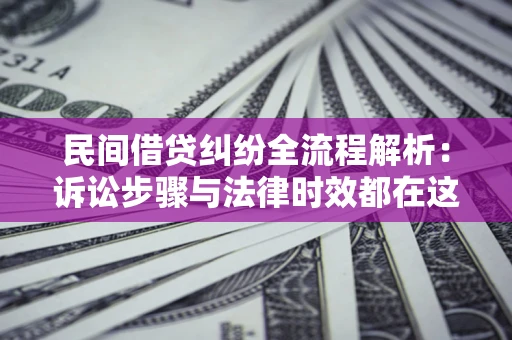 北京民间借贷纠纷全流程解析：诉讼步骤与法律时效都在这儿了