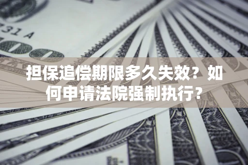 北京担保追偿期限多久失效？如何申请法院强制执行？