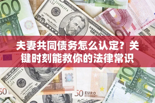 北京夫妻共同债务怎么认定？关键时刻能救你的法律常识