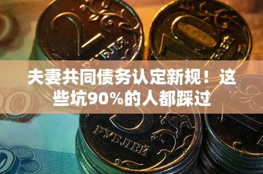 北京夫妻共同债务认定新规！这些坑90%的人都踩过