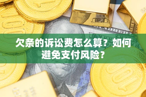 北京欠条的诉讼费怎么算？如何避免支付风险？