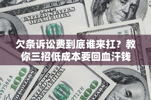 北京欠条诉讼费到底谁来扛？教你三招低成本要回血汗钱